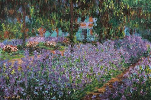 Claude Monet Artist s Garden at Giverny France oil painting art